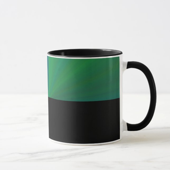 B12 - Cup with Blue Green Gradient  (Right)