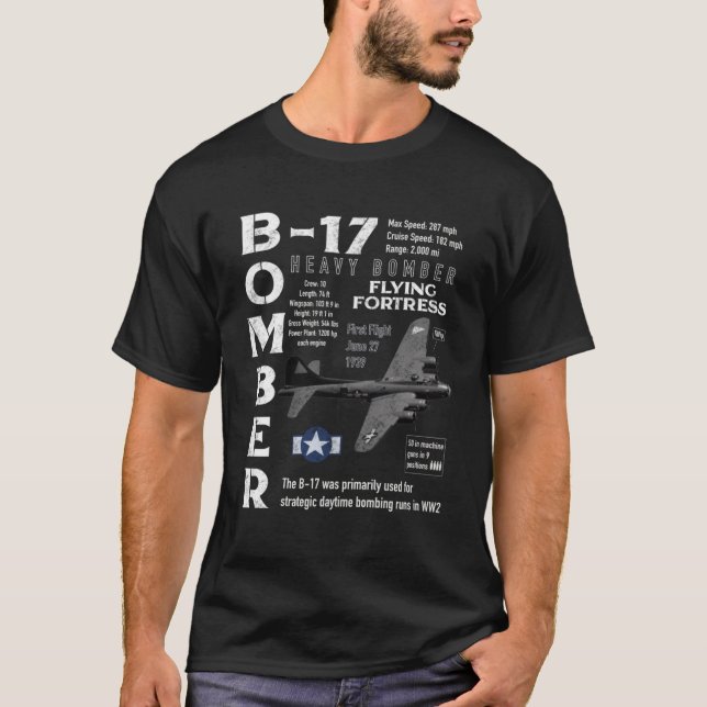 B17 Flying Fortress T-Shirt (Front)