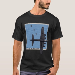 B17 Flying Fortress Ww2 Bomber Aeroplane Over The T-Shirt