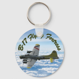 B17 Flying Fortress WWII Bomber Aeroplane Key Ring