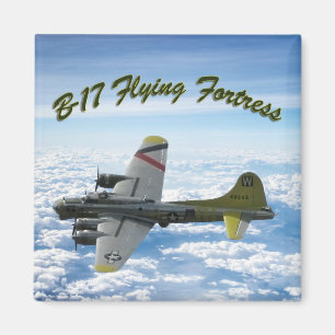 B17 Flying Fortress WWII Bomber Aeroplane Magnet