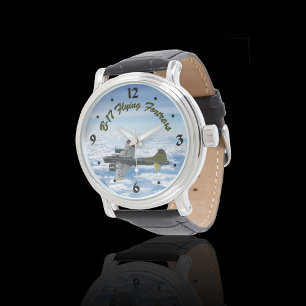 B17 Flying Fortress WWII Bomber Aeroplane Watch