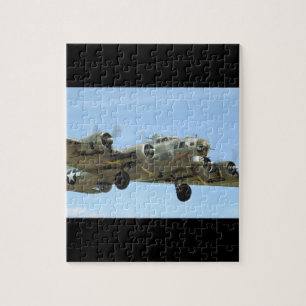 B17 'Sentimental' In Air._WWII Planes Jigsaw Puzzle