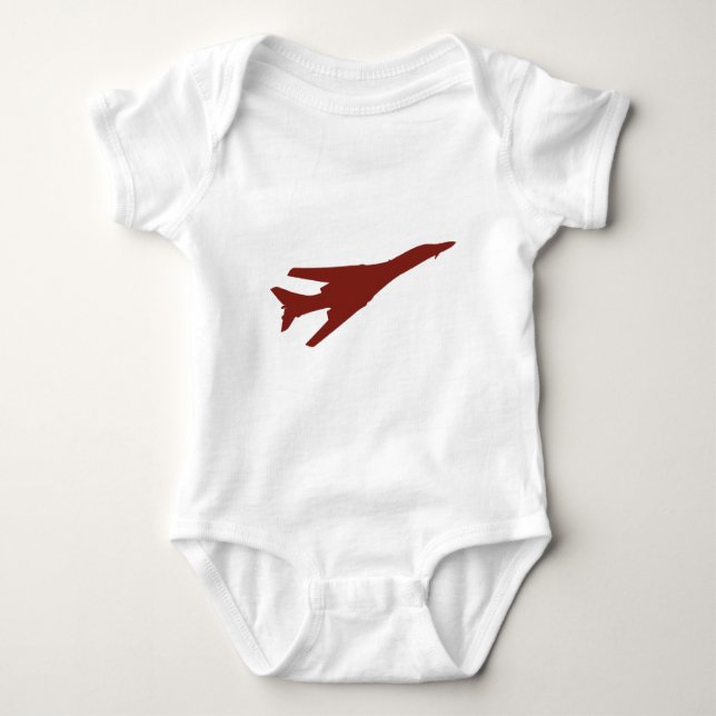B1-B Bomber Baby Bodysuit (Front)