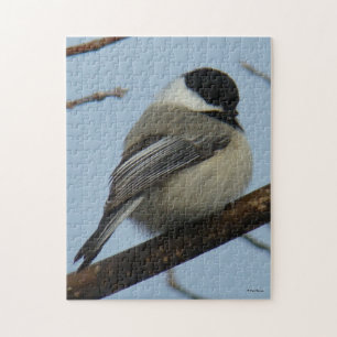 B21 Black Capped Chickadee Jigsaw Puzzle