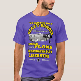 B24 Liberator Heavy Bomber T-Shirt