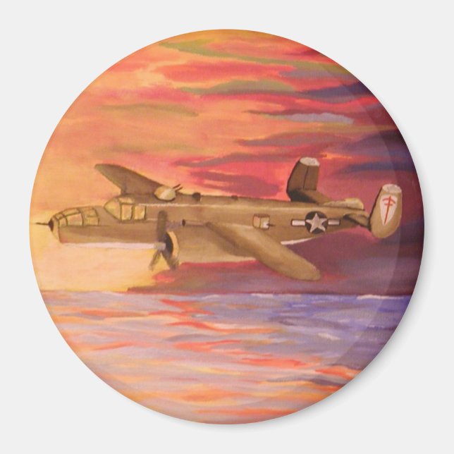 B25 bomber magnet (Front)