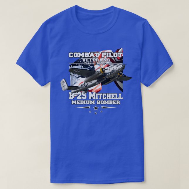 B25 Mitchell medium bomber T-Shirt (Design Front)
