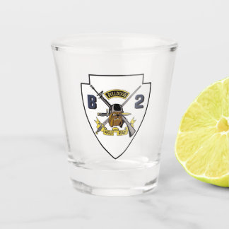 B2 Crest Shot Glass