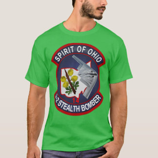 B2 Spirit of Ohio Stealth Bomber wo Txt T-Shirt