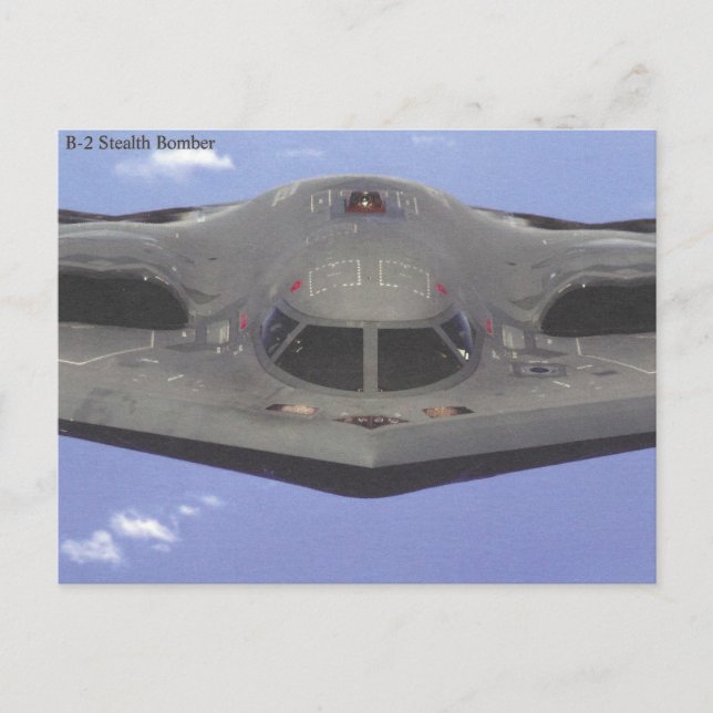 B2 Stealth Bomber Postcard (Front)