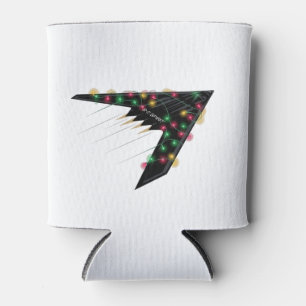 B2 Stealth Spirit Christmas Aeroplane Jet Digital  Can Cooler