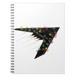 B2 Stealth Spirit Christmas Aeroplane Jet Digital  Notebook