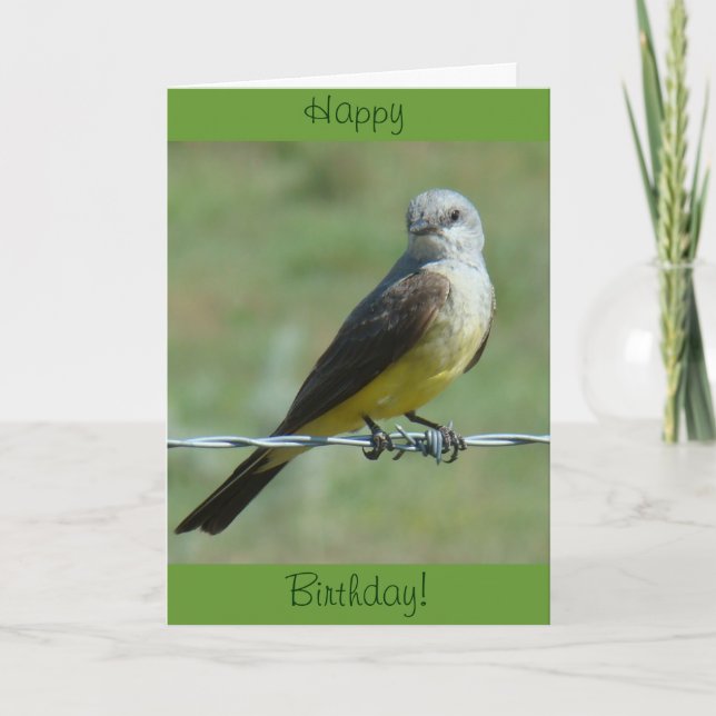 B32 Western Kingbird Card (Front)