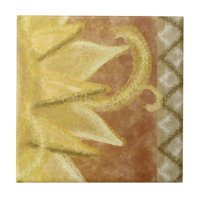 B3 - Sunface Mural, Middle Right - B3 Tile (Front)