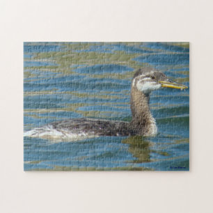B40 Juvenile Red-necked Grebe Jigsaw Puzzle