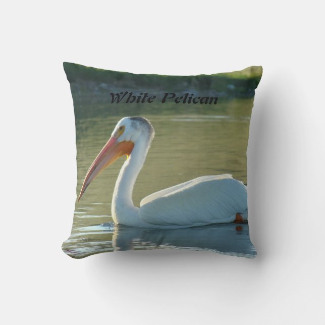 B4 White Pelican Cushion (Front)