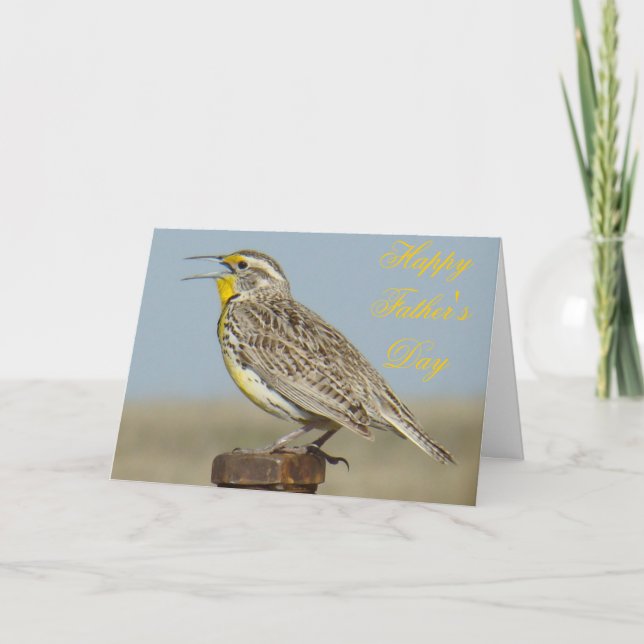 B6 Western Meadowlark Card (Front)