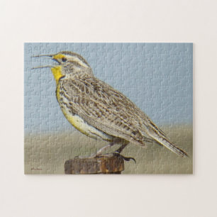 B6 Western Meadowlark Jigsaw Puzzle