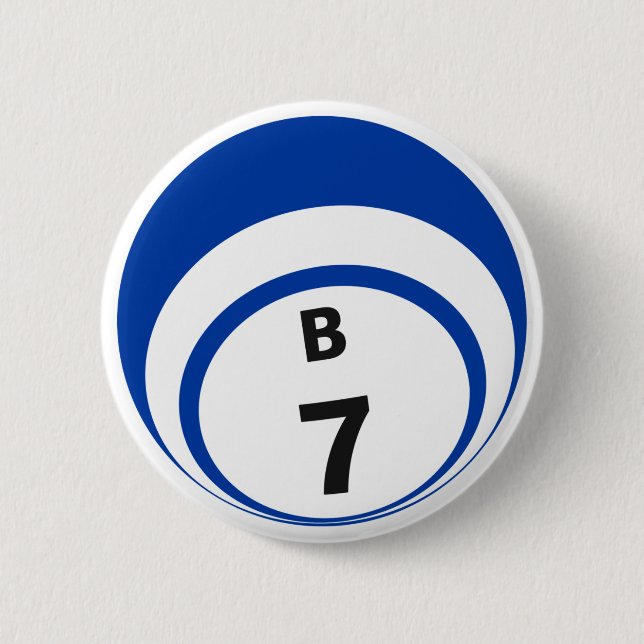 B7 Bingo Ball button (Front)