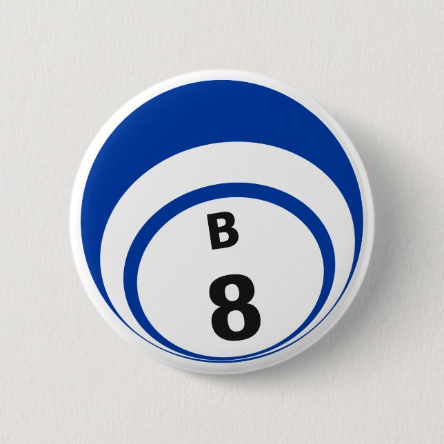 B8 Bingo Ball button (Front)