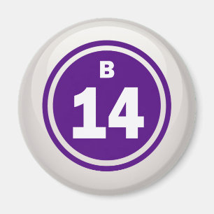 B-14- BINGO BALL MAGNET