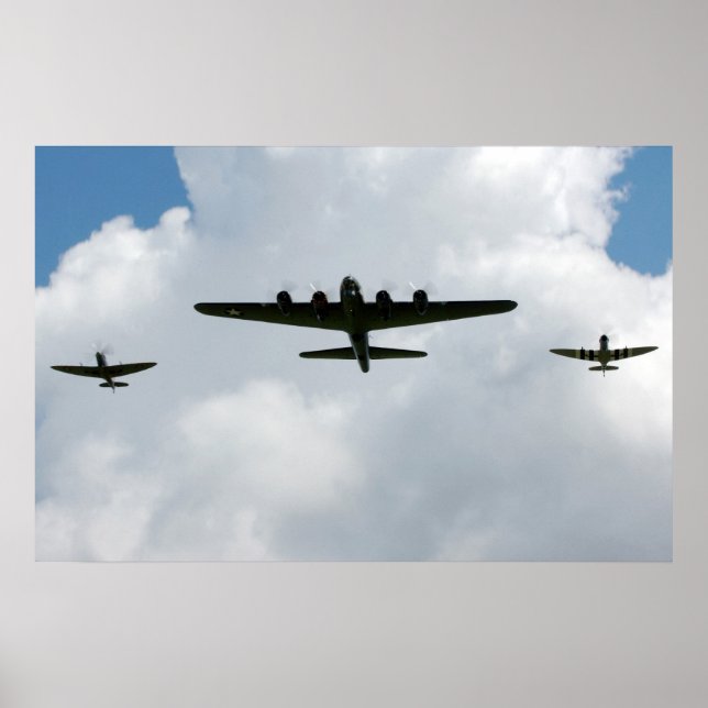 B-17 Flying Fortress Poster (Front)