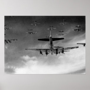 B-17 Flying Fortresses Poster