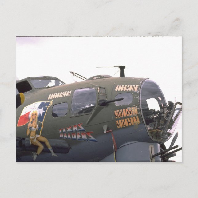 B-17 nose art postcard (Front)