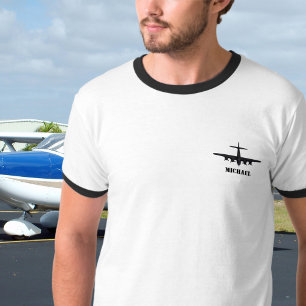 B-17 Vintage Aeroplane Airshow WWII Military Custo T-Shirt