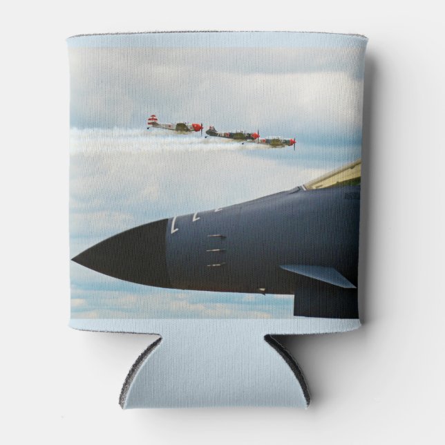 B-1 Bomber and WWII Fighters Can Cooler (Front)