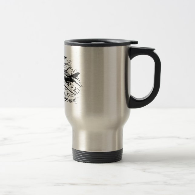 B-1 Lancer 15 oz Travel/Commuter Mug (Right)