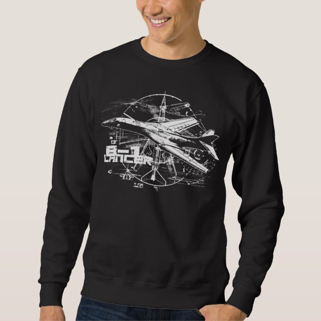 B-1 Lancer Men's Basic Sweatshirt (Front)