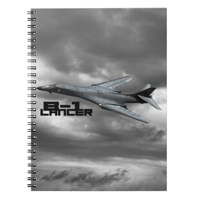 B-1 Lancer Photo Notebook (80 Pages B&W) (Front)