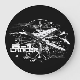 B-1 Lancer Round (Large) Wall Clock