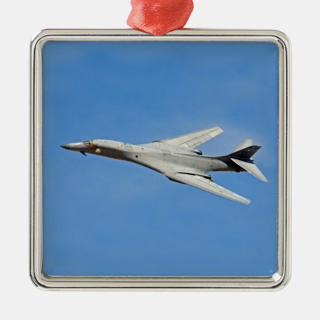 B-1B Lancer Bomber Wings Swept Metal Tree Decoration (Front)