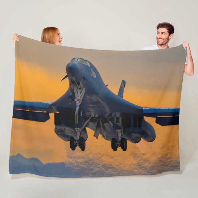 B-1B LANCER FLEECE BLANKET (In Situ)