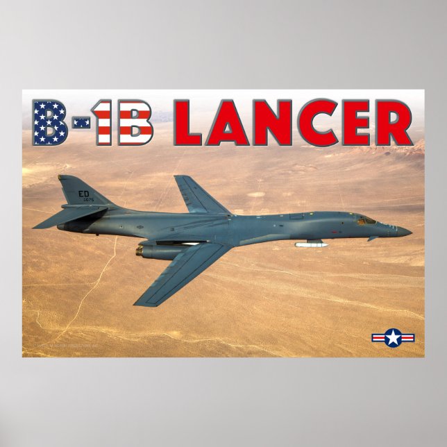 B-1B LANCER POSTER (Front)