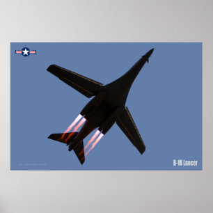 B-1B LANCER POSTER