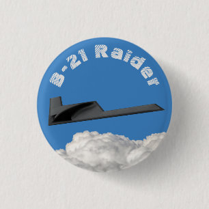 B-21 Raider Stealth Bomber 3 Cm Round Badge