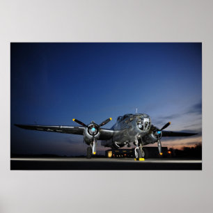 B-25 Mitchell Bomber Poster