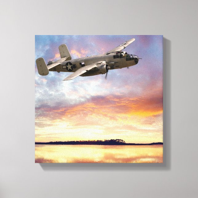 B-25 Mitchell Canvas Print (Front)