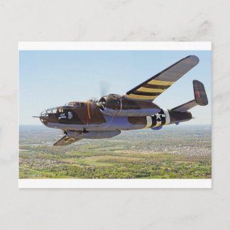 B-25 Mitchell Vintage Aircraft Postcard