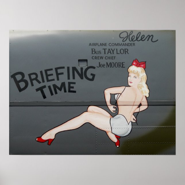 B-25 Nose Art Poster (Front)