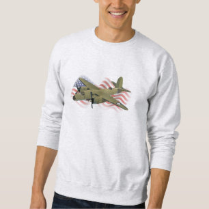 B-26 Marauder Patriotic WW2 Medium Bomber Sweatshirt
