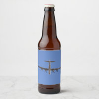 B-29 Bomber Bottle Label