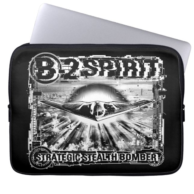 B-2 Spirit Computer Sleeve Electronics Bag (Front)
