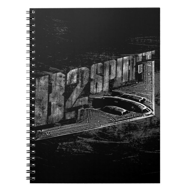 B-2 Spirit Photo Notebook (80 Pages B&W) (Front)