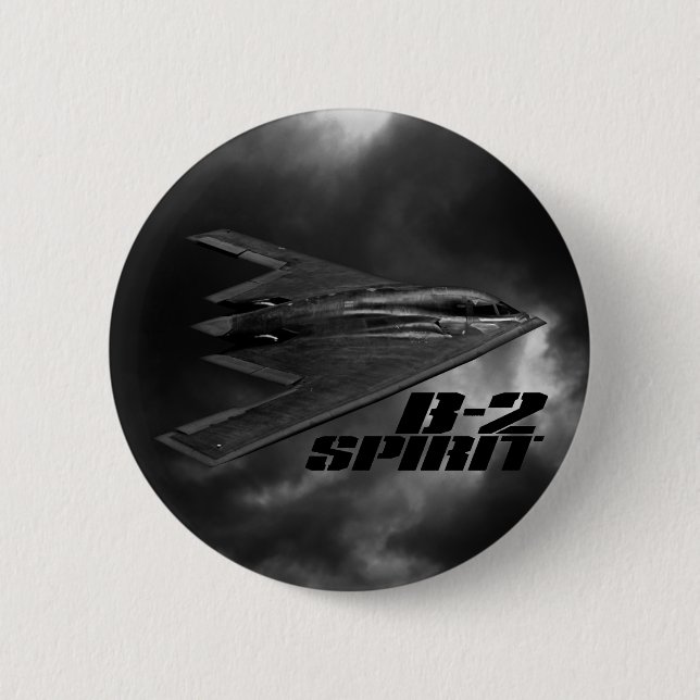 B-2 Spirit Round Button (Front)