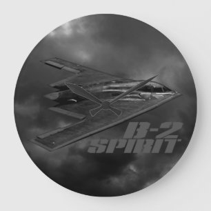 B-2 Spirit Round (Large) Wall Clock